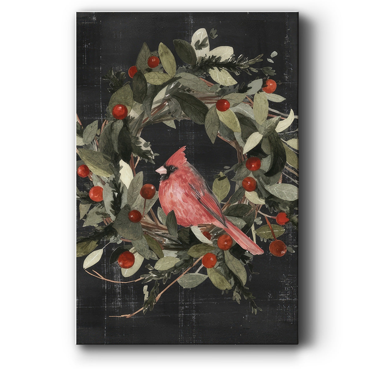 Christmas Cardinal I - Canvas Art Print