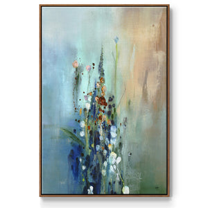 Current Air I - Framed Premium Gallery Wrapped Canvas L Frame - Ready to Hang