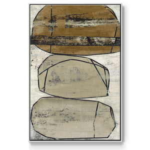 Dim Sum I - Framed Premium Gallery Wrapped Canvas L Frame - Ready to Hang