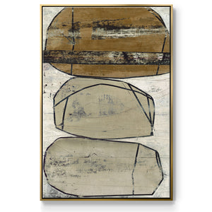 Dim Sum I - Framed Premium Gallery Wrapped Canvas L Frame - Ready to Hang