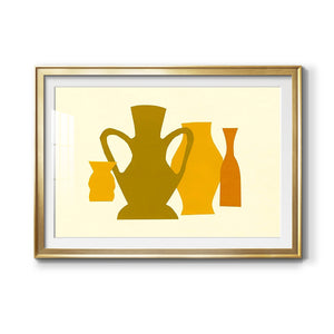 Posing Pottery I - Modern Framed Art Print