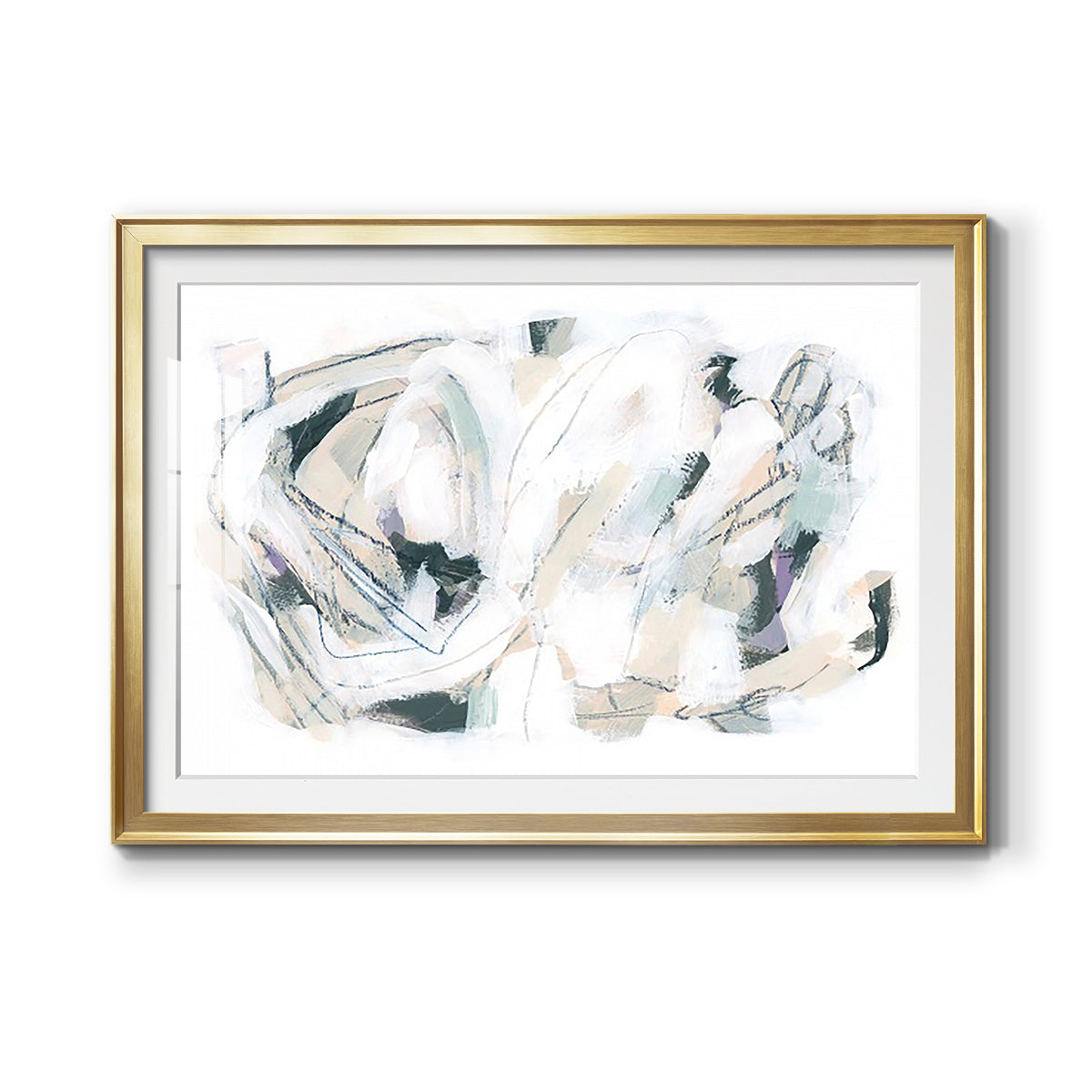 Arctic Helix II - Modern Framed Art Print