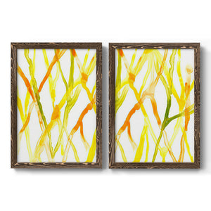Runnel III - Barnwood Framed Canvas Set