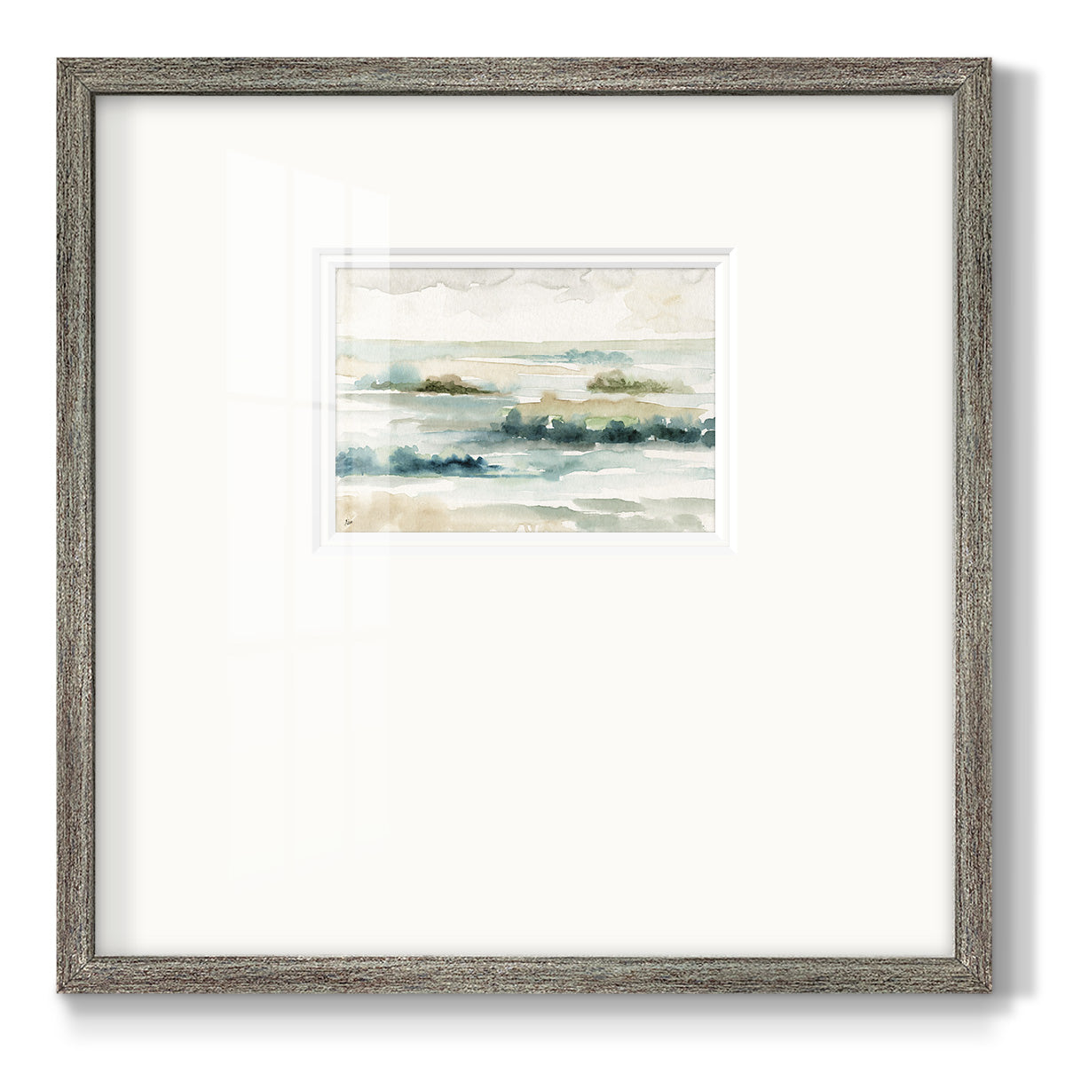 Pastel Panorama Premium Framed Print Double Matboard