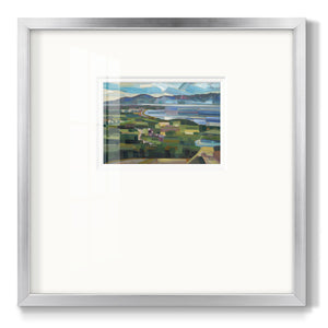 View From Goose Park- Premium Framed Print Double Matboard