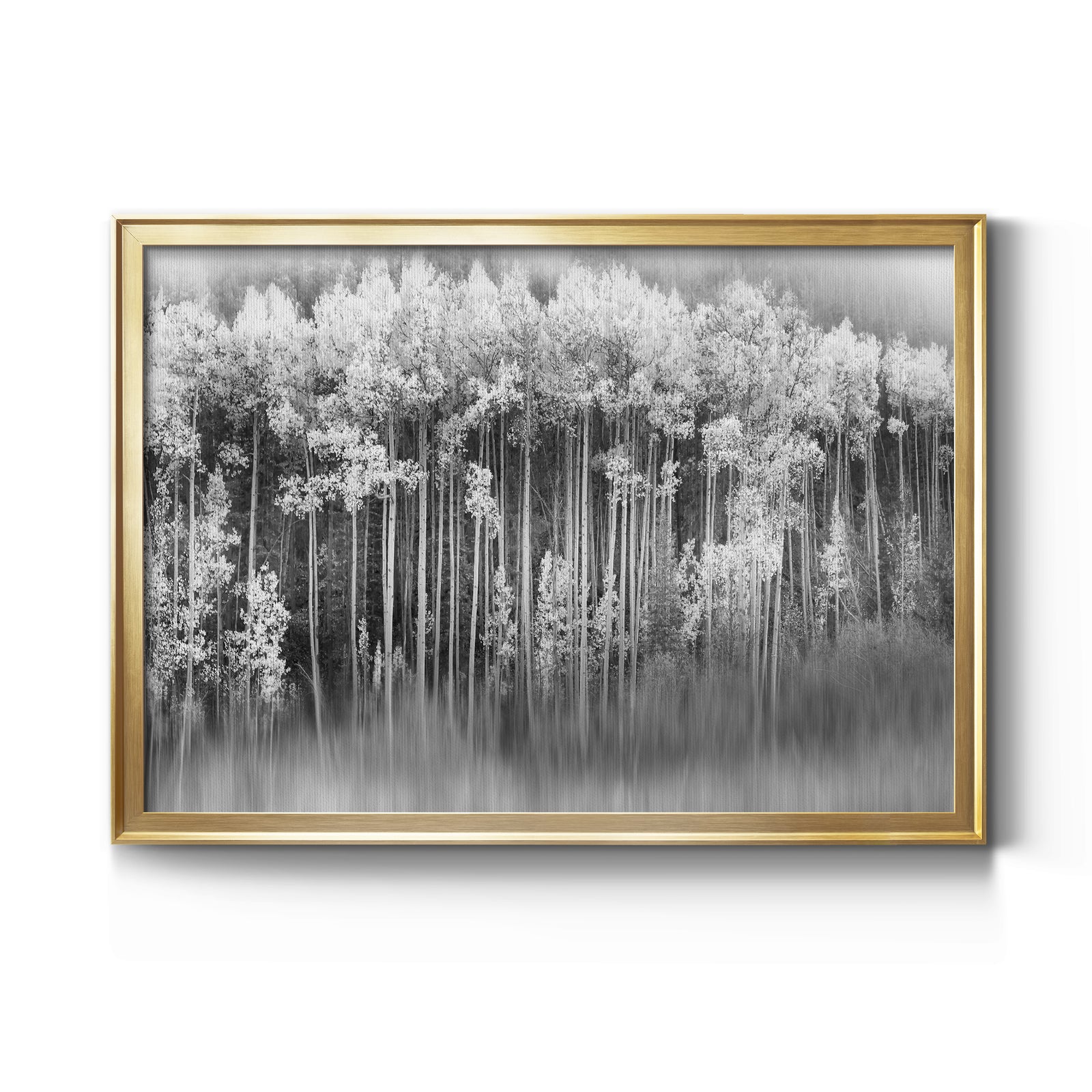 Dreamy Aspen - Modern Framed Canvas Print