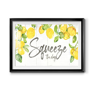 Lemon Squeeze - Modern Framed Art Print