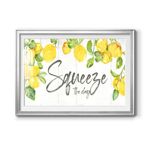 Lemon Squeeze - Modern Framed Art Print