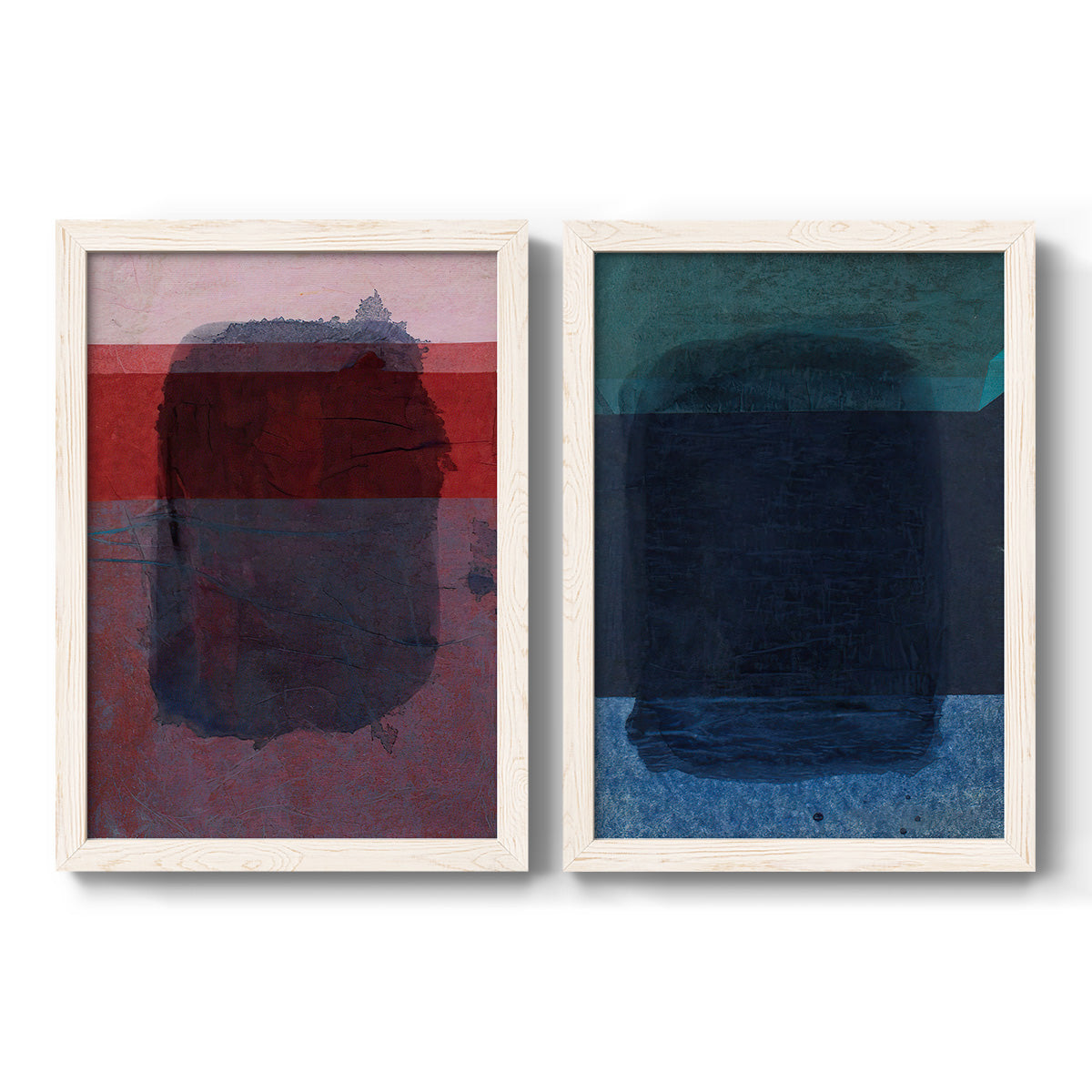 Remembering Rothko I - Barnwood Framed Canvas Set