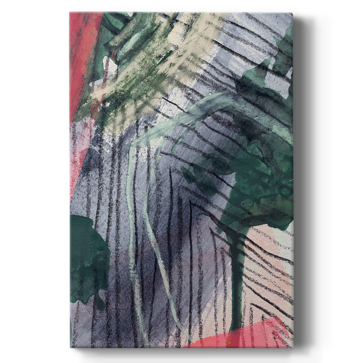 Angled Spaces II - Canvas Art Print