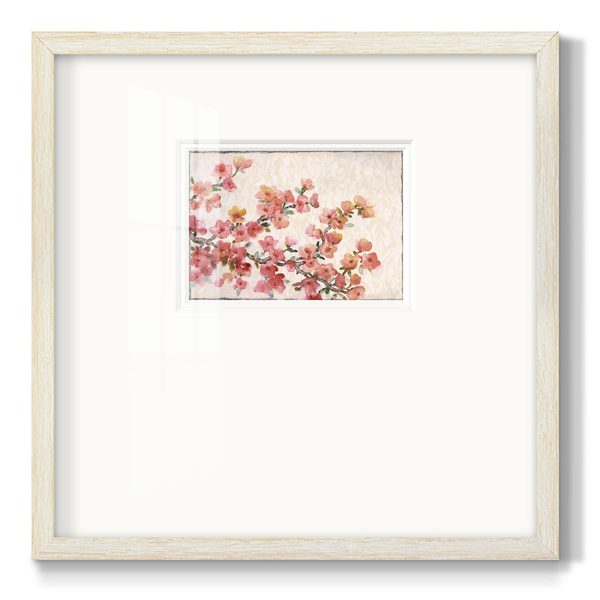 Cherry Blossom Composition II Premium Framed Print Double Matboard