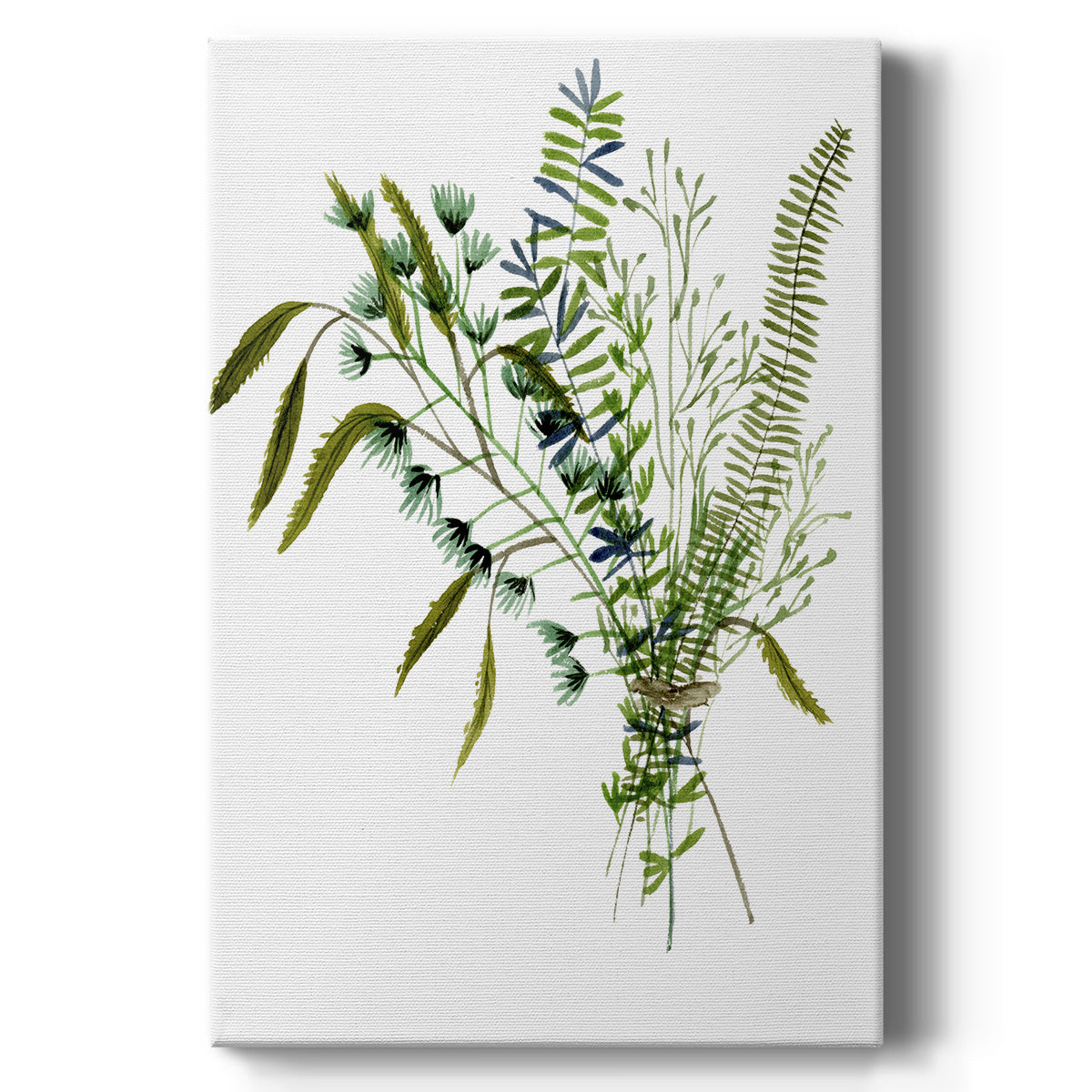 Green Bouquet I Premium Gallery Wrapped Canvas - Ready to Hang