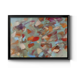 Confetti Party - Modern Framed Canvas Print