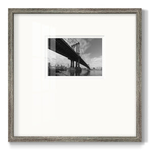 Manhattan Bridge Premium Framed Print Double Matboard