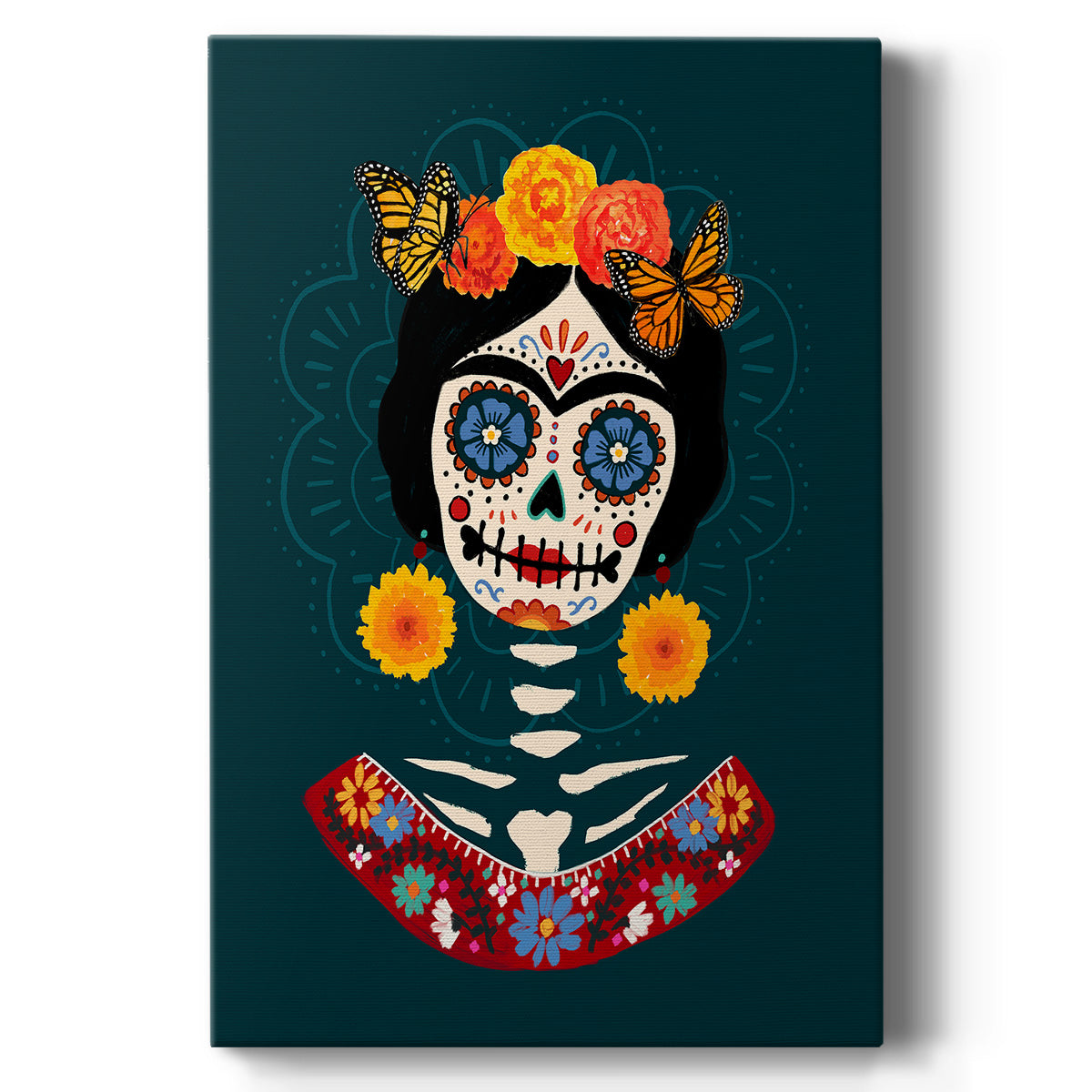 Bright Day of the Dead I - Canvas Art Print