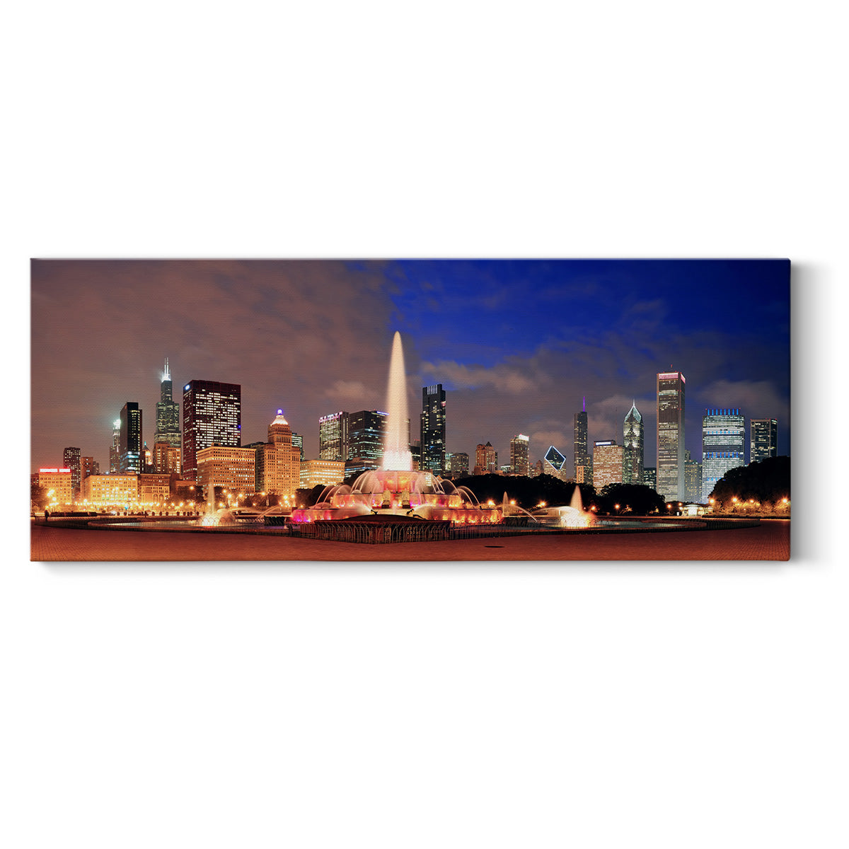 Buckingham Fountain VI - Canvas Art Print