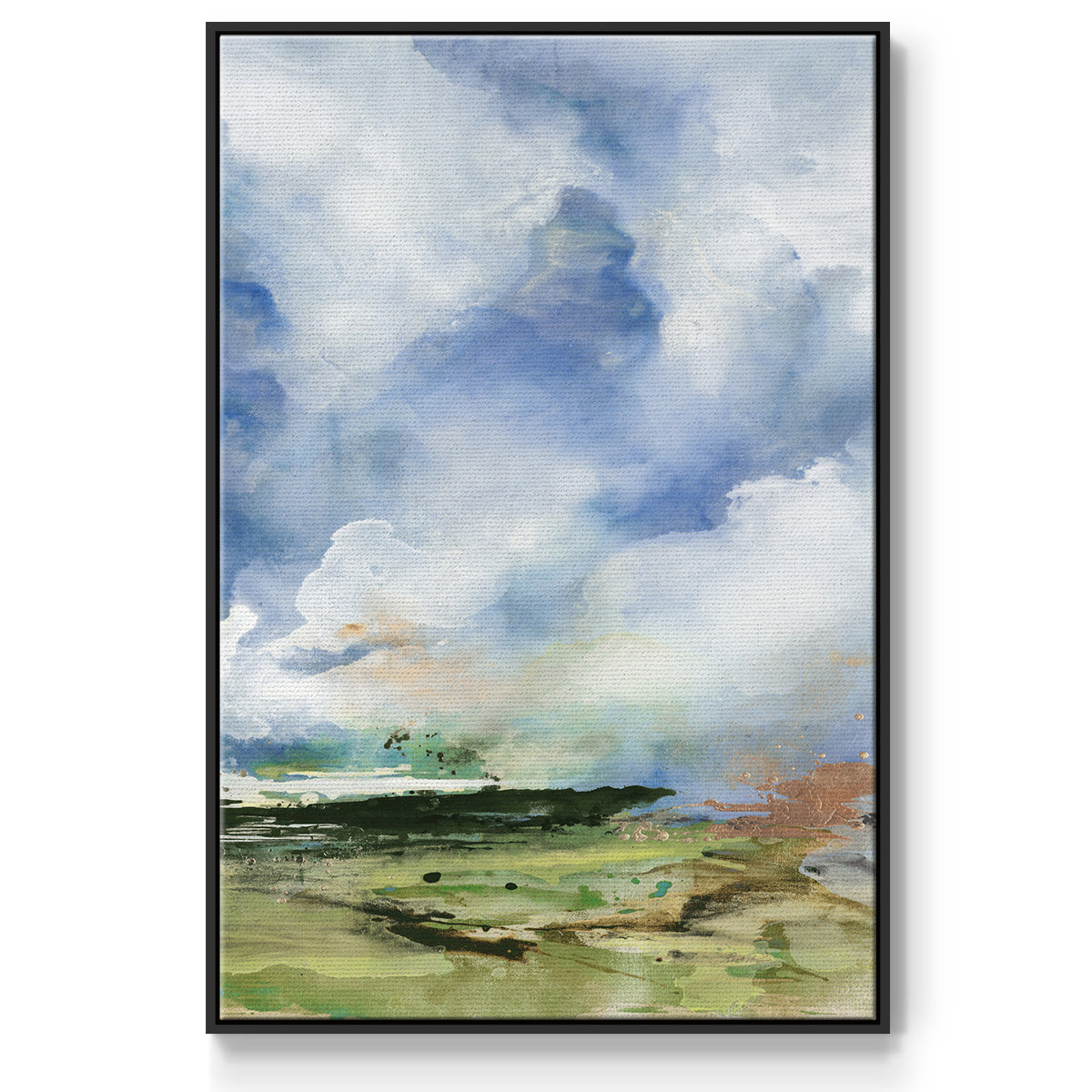 Spring Air II - Framed Premium Gallery Wrapped Canvas L Frame - Ready to Hang