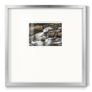 Rushing Calm- Premium Framed Print Double Matboard