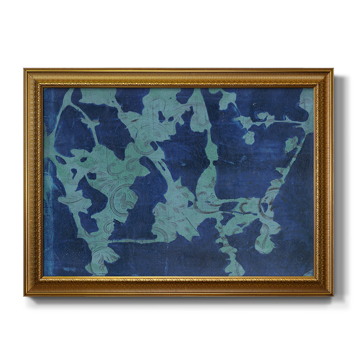 Brackish Flowers I - Ornate Framed Canvas Print