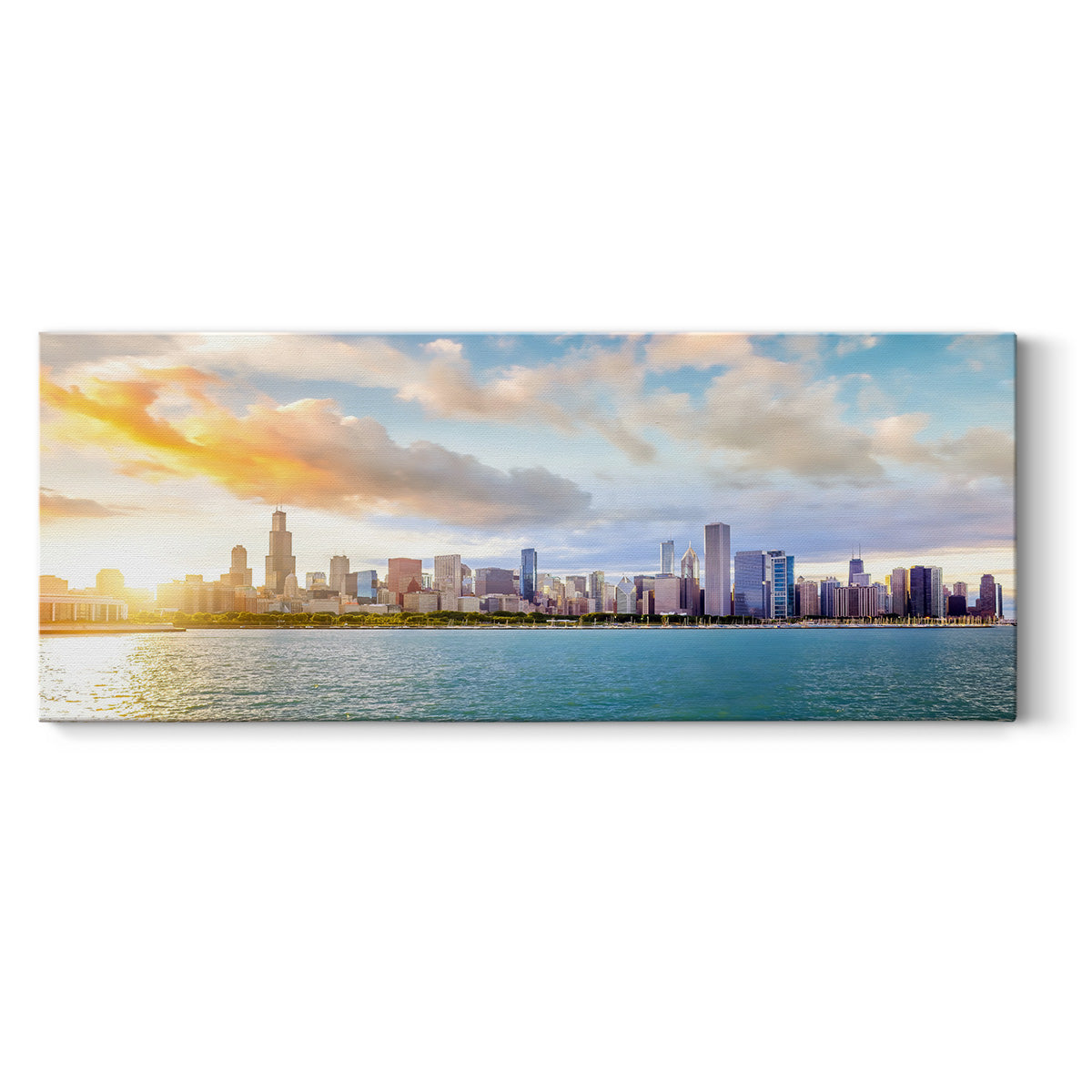 Chicago Skyline VII - Gallery Wrapped Canvas