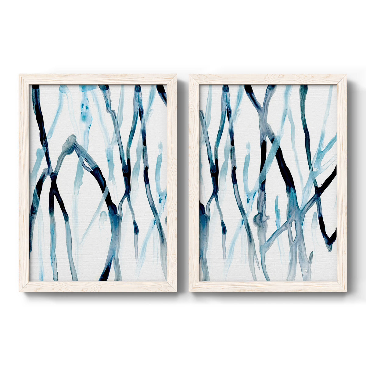 Runnel I - Premium Framed Canvas 2 Piece Set - Ready to Hang
