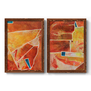 Primary Connection III - Barnwood Framed Canvas Set