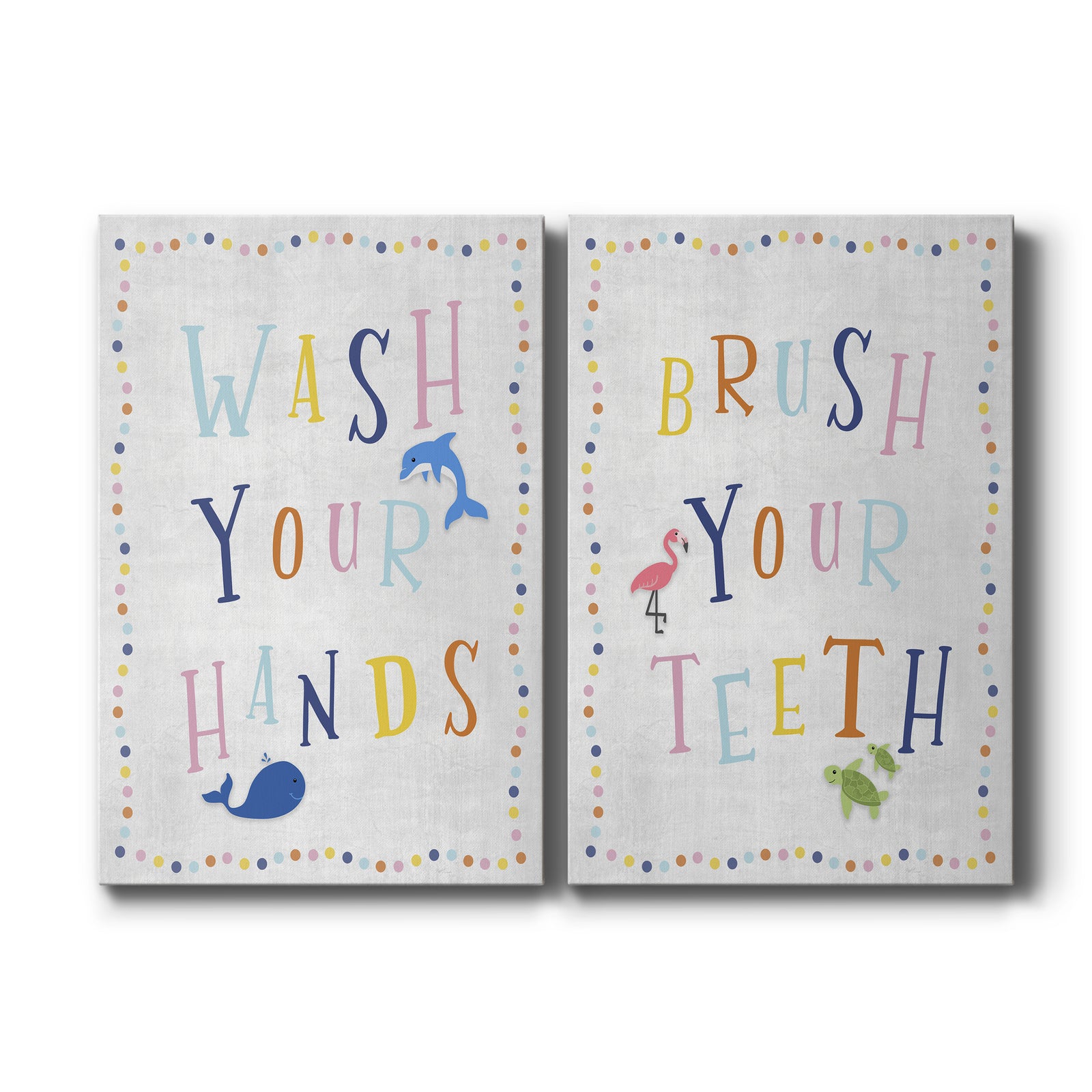 Wash Your Hands - Canvas Art Set