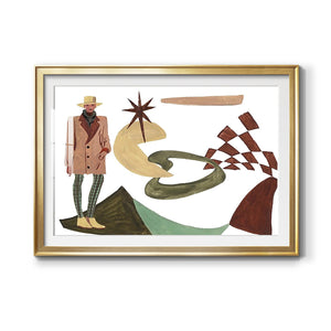 Vintage Vibes IV - Modern Framed Art Print