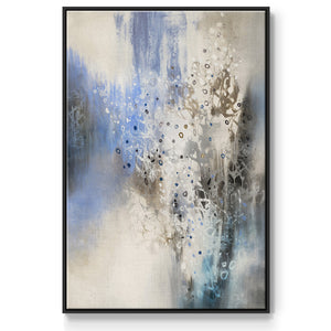 Glacier Stones - Framed Premium Gallery Wrapped Canvas L Frame - Ready to Hang