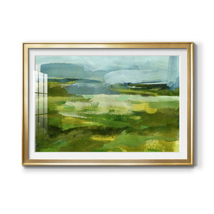 Emerald View I - Modern Framed Art Print