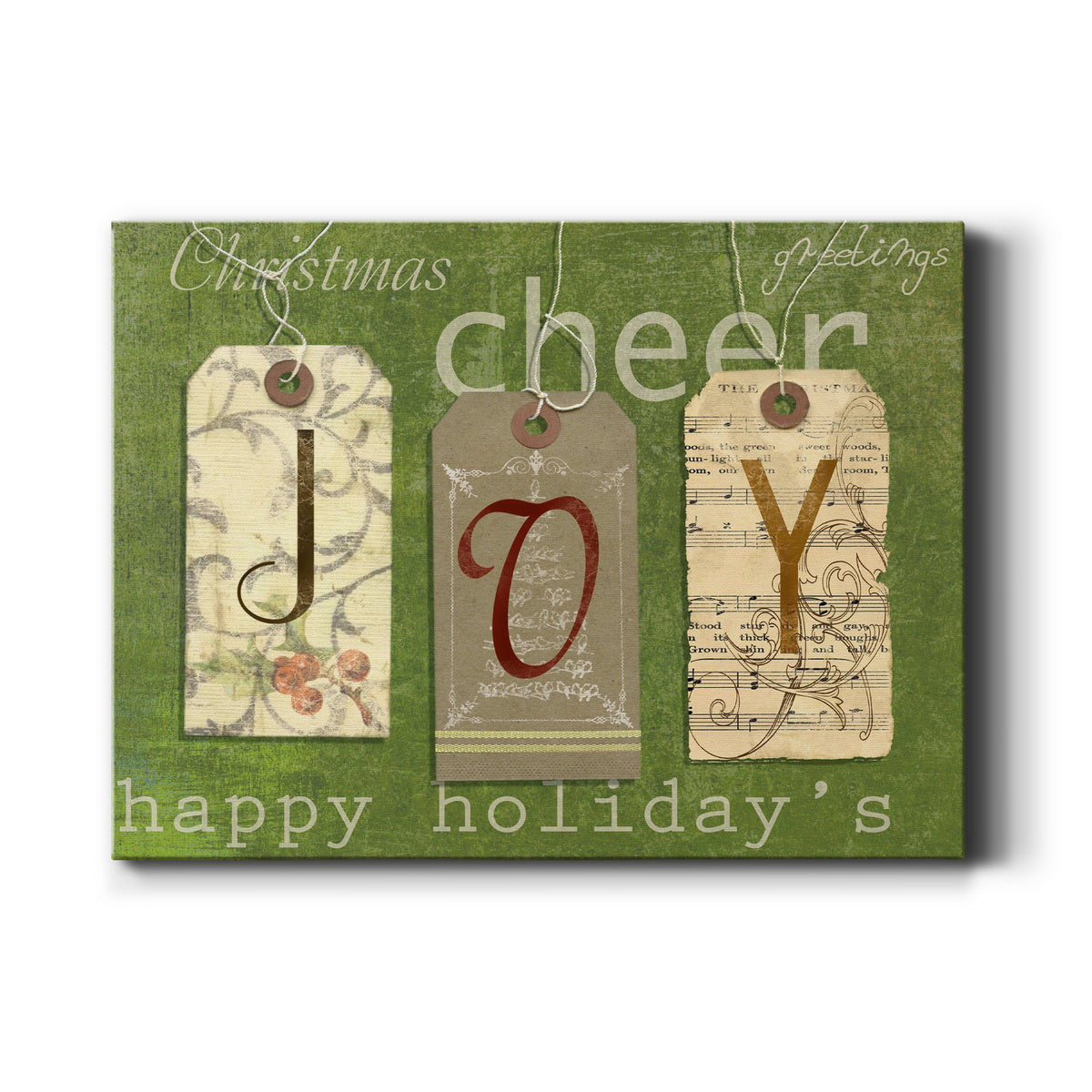 Joy Tags - Canvas Art Print