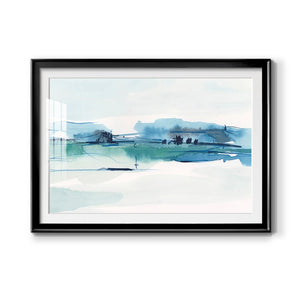 Ultramarine Vista II - Modern Framed Art Print