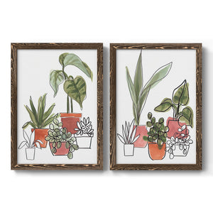 Home Grown I - Premium Framed Canvas 2 Piece Set - Ready to Hang