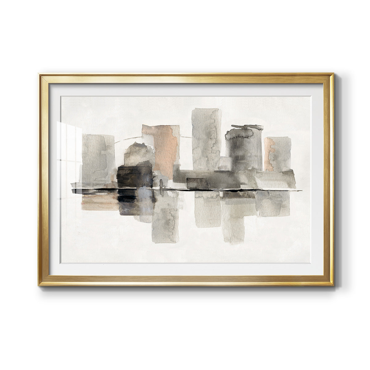 Urban Oasis II - Modern Framed Art Print