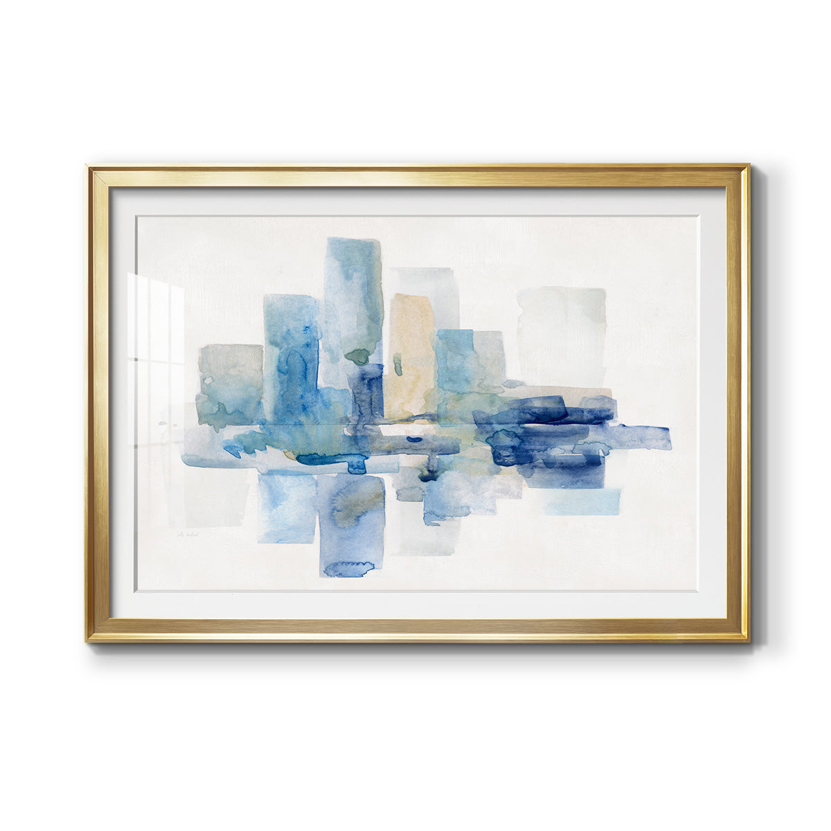 Soft Skyline I - Modern Framed Art Print