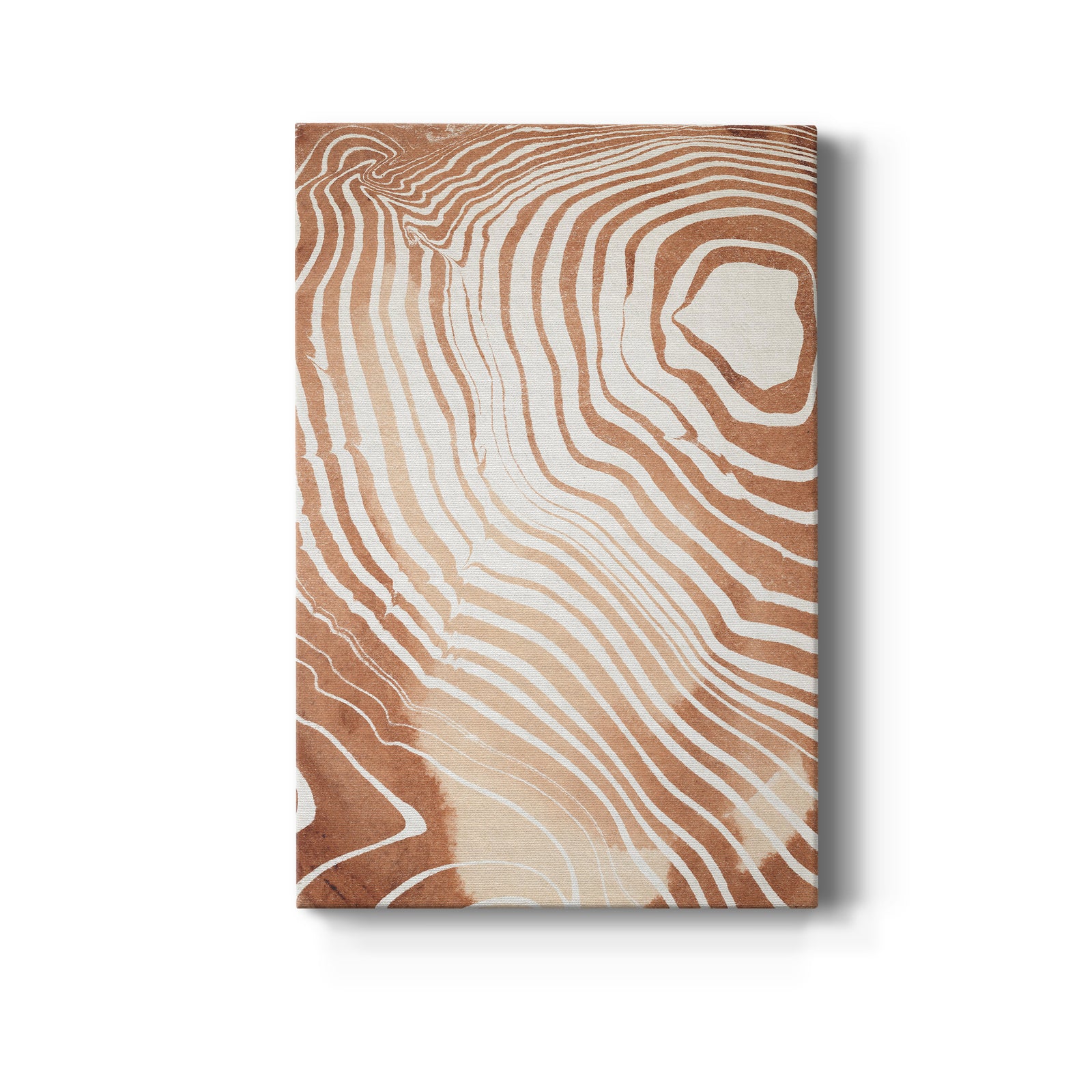 Wood Grain Suminagashi II - Canvas Art Print
