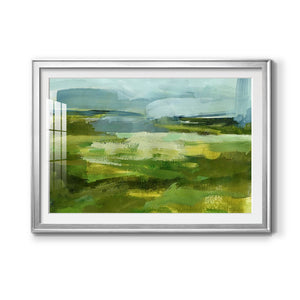 Emerald View I - Modern Framed Art Print