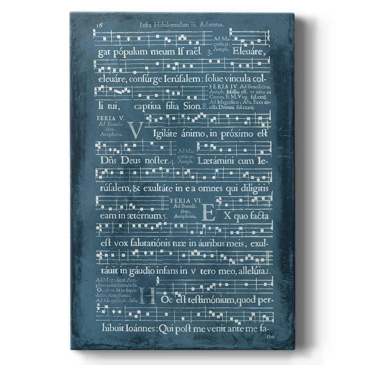 Graphic Songbook I - Canvas Art Print