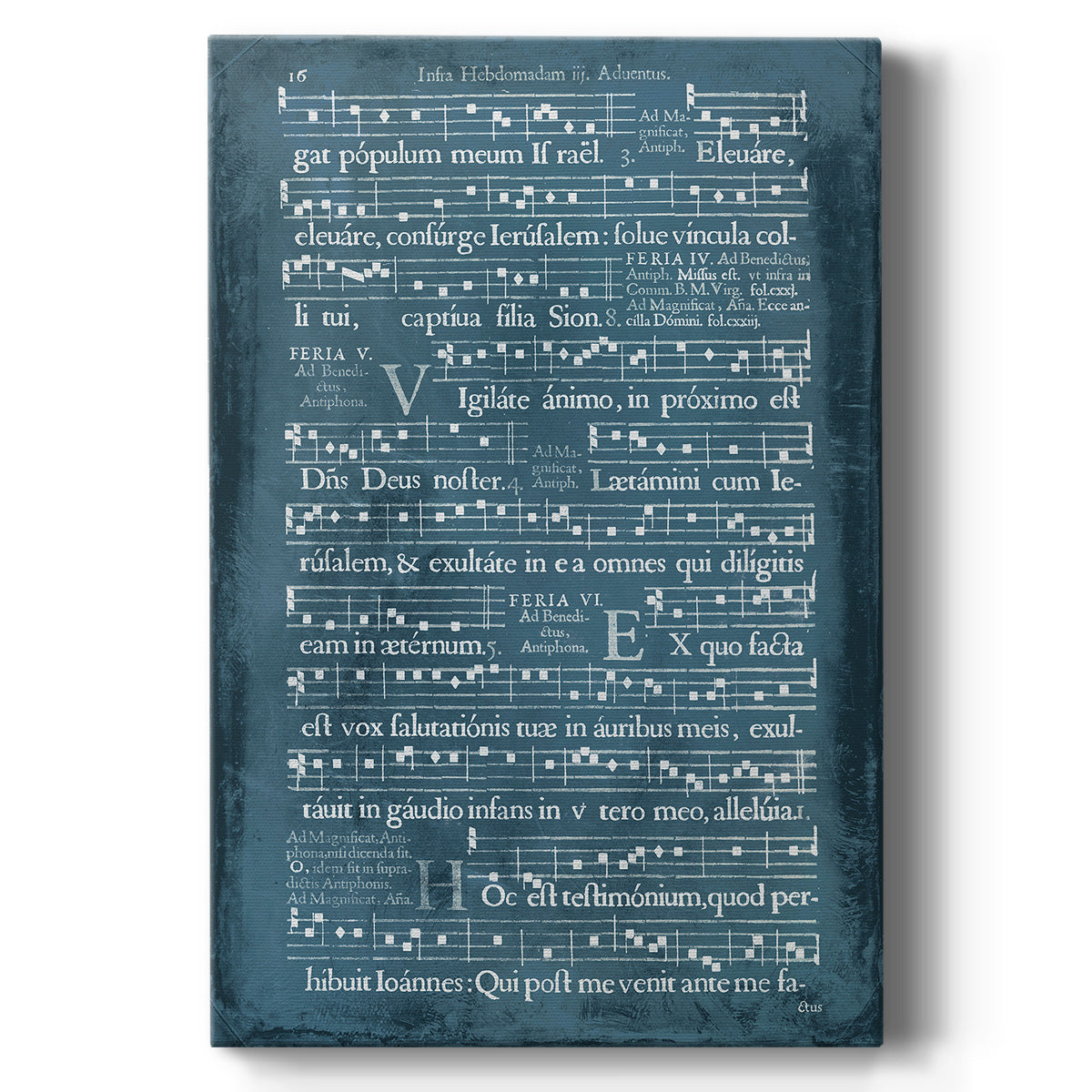 Graphic Songbook I Premium Gallery Wrapped Canvas - Ready to Hang
