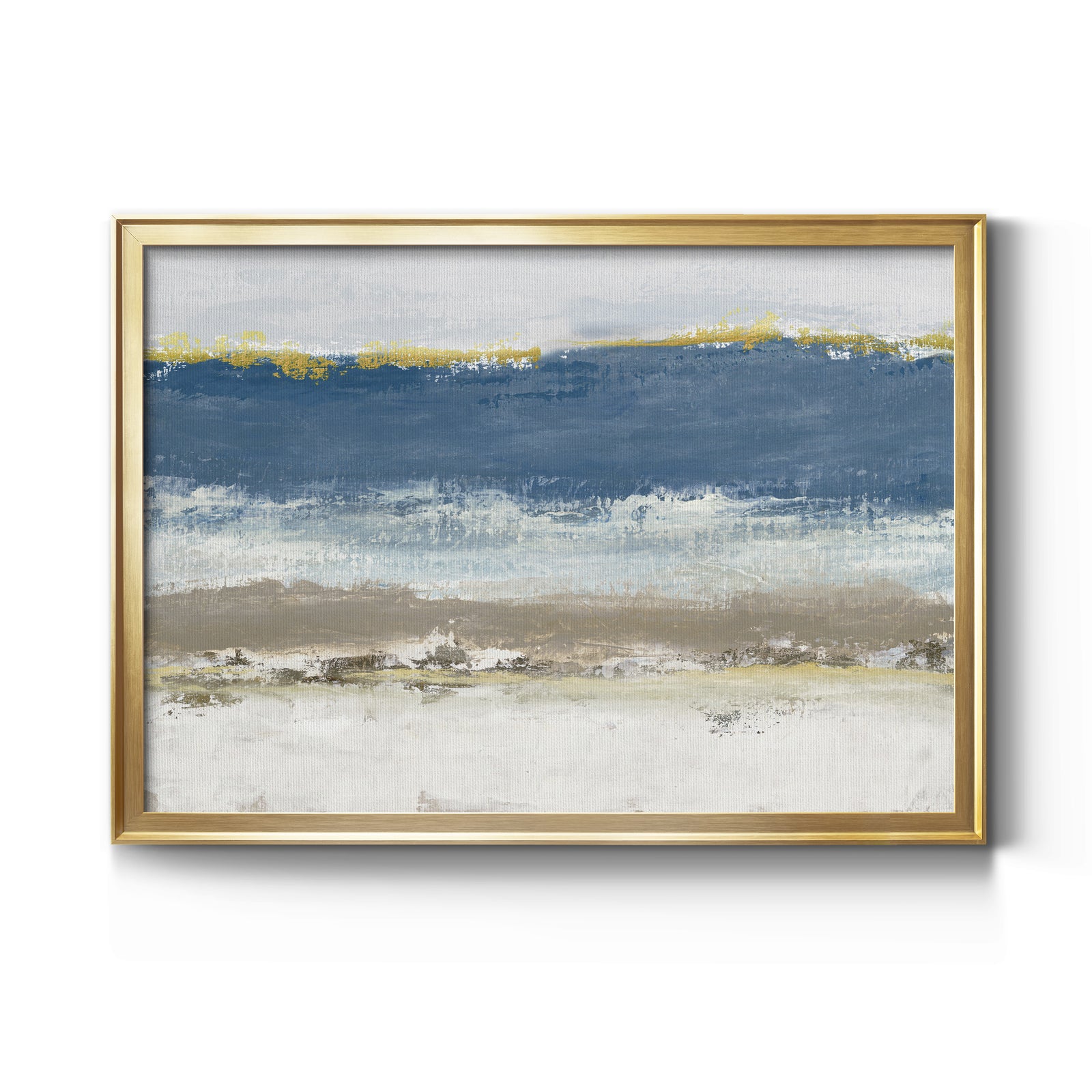 Blue Skies - Modern Framed Canvas Print