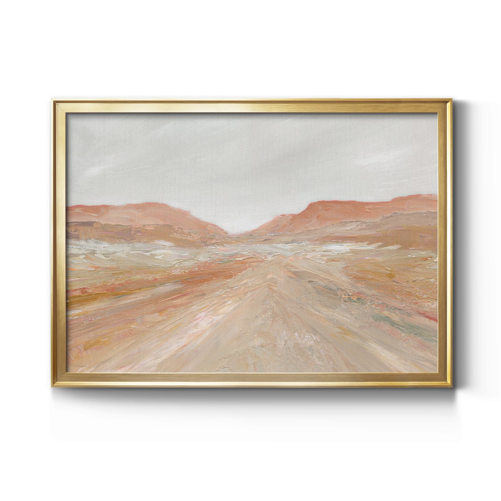 Road To Sedona - Modern Framed Canvas Print