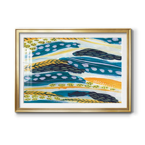 Feathery IV - Modern Framed Art Print
