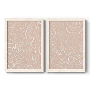 Matisse Pieces III - Barnwood Framed Canvas Set