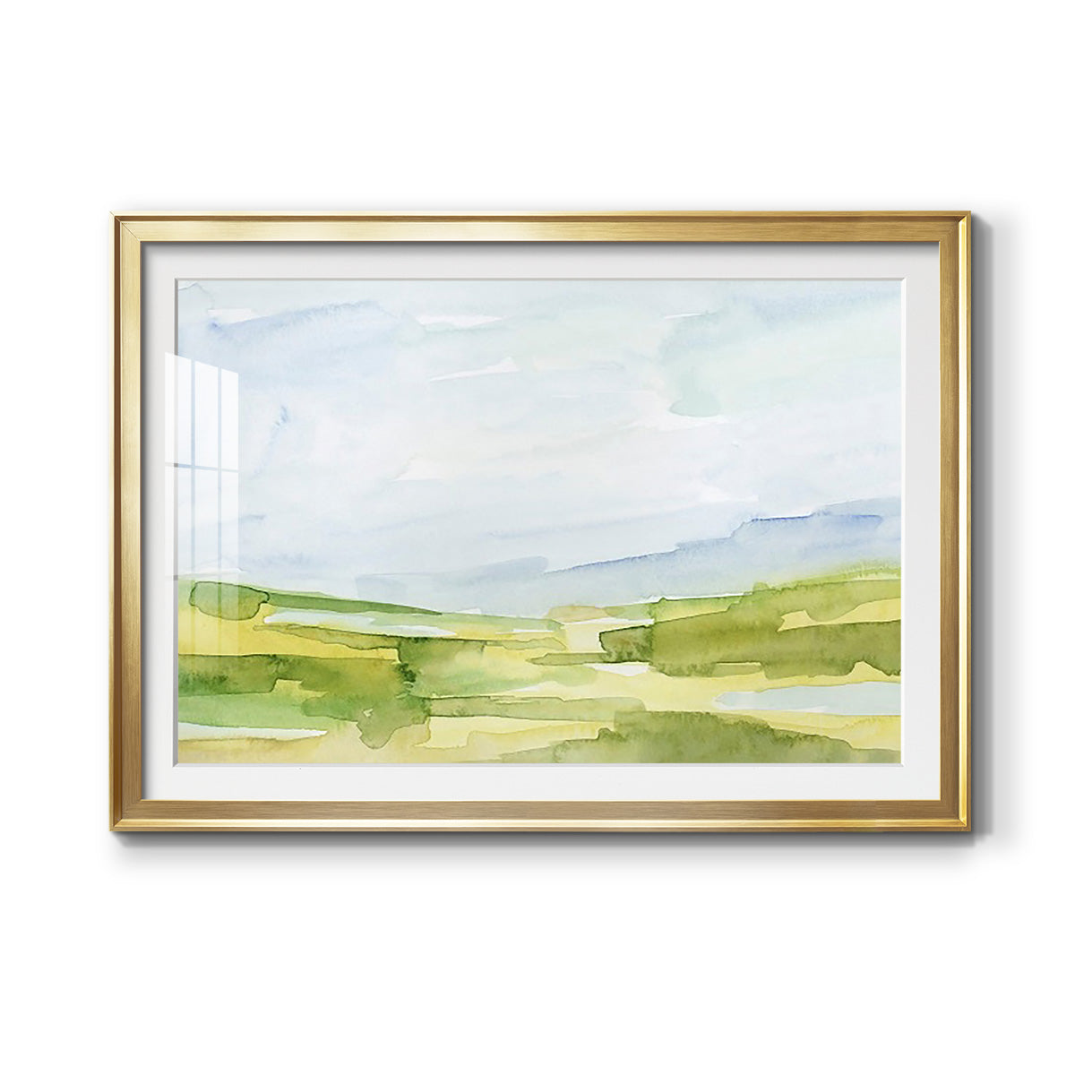 Watery Lowlands IV - Modern Framed Art Print