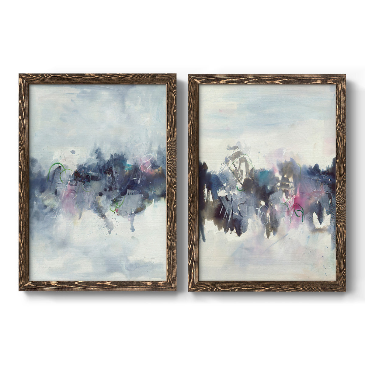 Birds I - Premium Framed Canvas 2 Piece Set - Ready to Hang