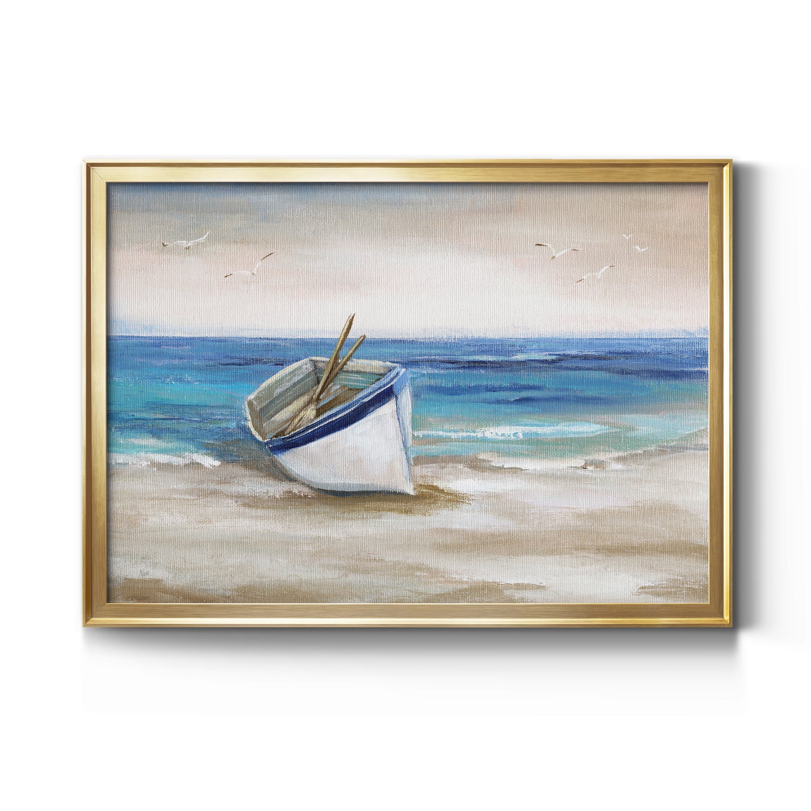 Shore Excursion - Modern Framed Canvas Print