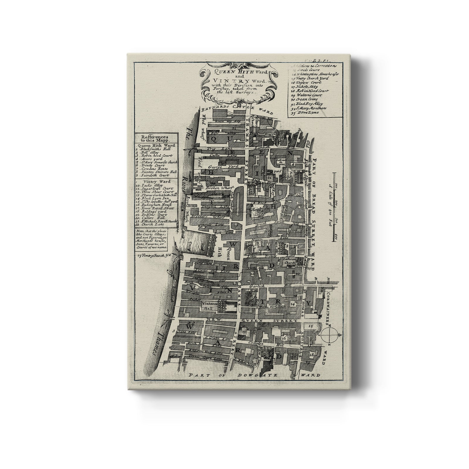 Quays of London IV - Canvas Art Print