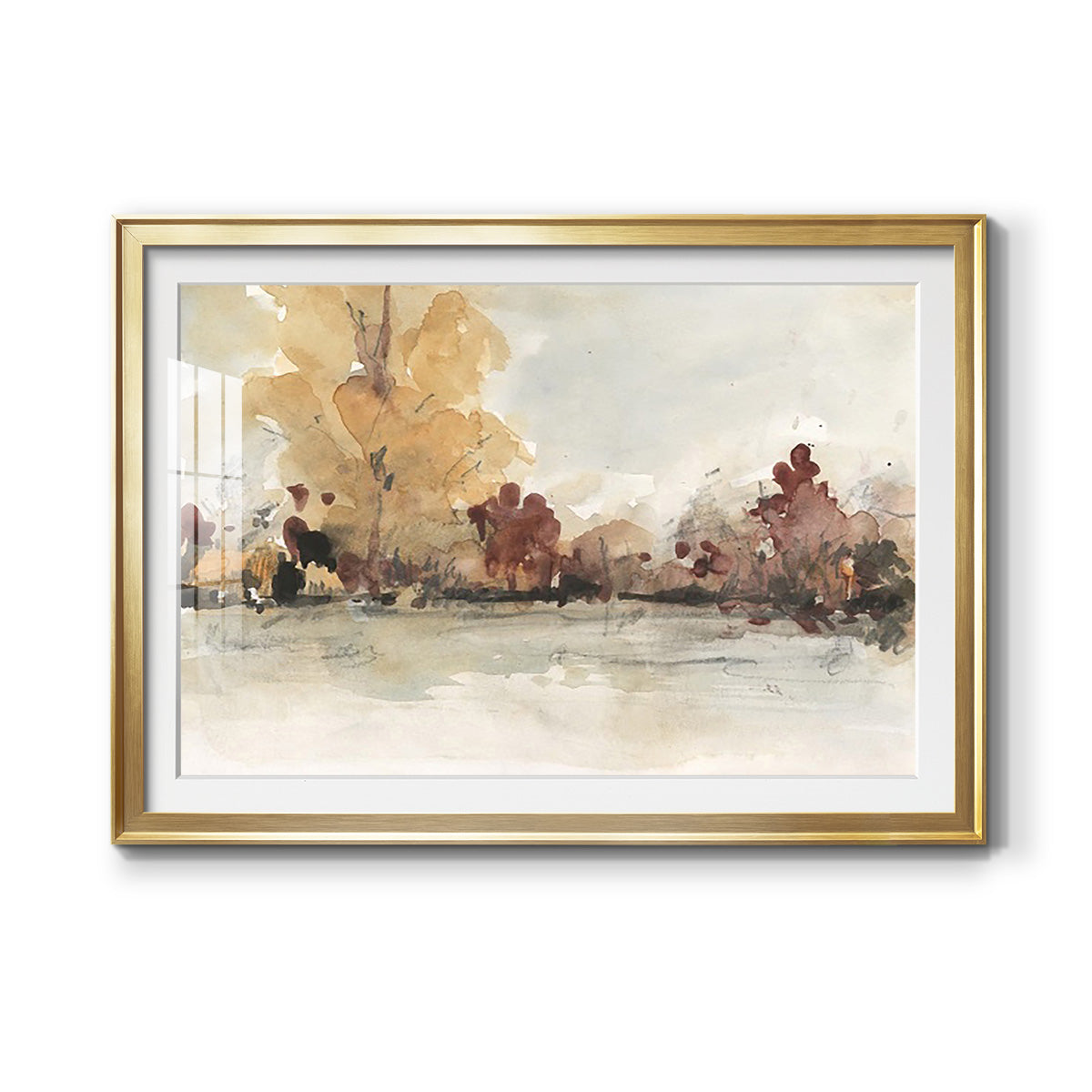 The Autumn View I - Modern Framed Art Print