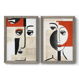 Faces of A Century III - Barnwood Framed Canvas Set