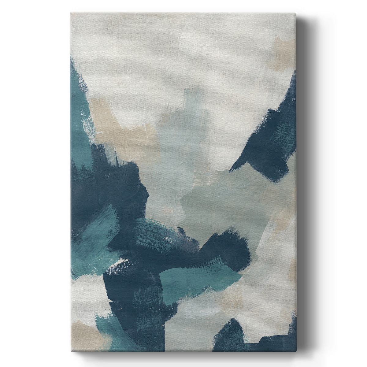 Brushy Blues II - Canvas Art Print